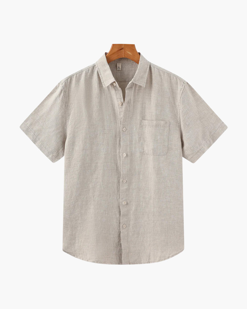 Ciudad del Cabo – Camisa de lino de manga corta – milano® 