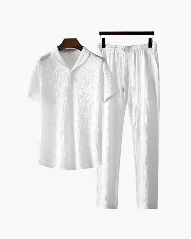 Conjunto de polo y pantalón de algodón – milano®