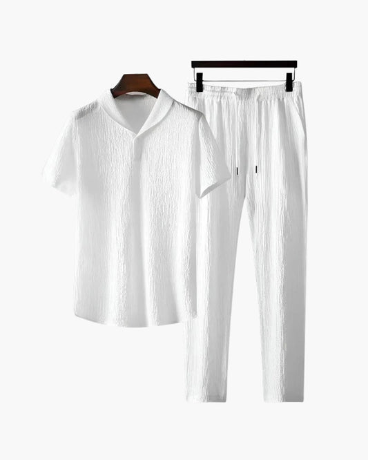 Conjunto de polo y pantalón de algodón – milano®