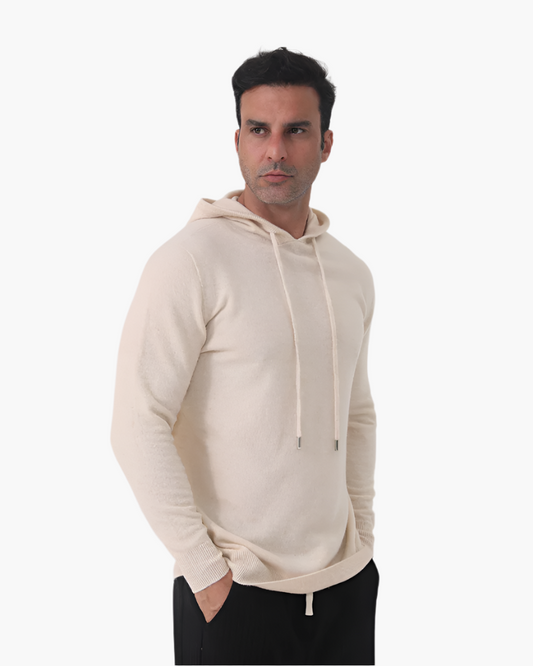 Sudadera con capucha 100 % cachemira - Milano® 