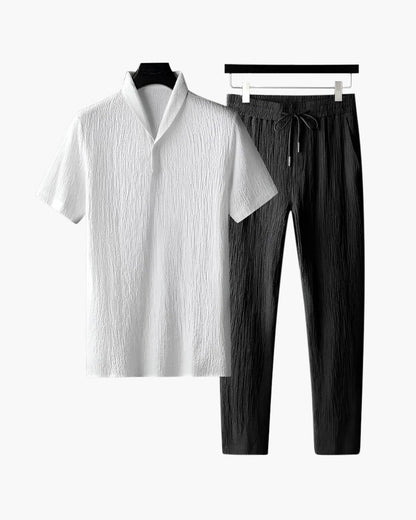 Conjunto de polo y pantalón de algodón – milano®