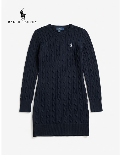 Vestido jersey de punto trenzado para mujer R&amp;L® | Edición limitada