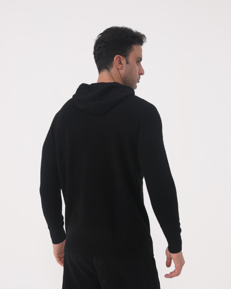 Sudadera con capucha 100 % cachemira - Milano® 