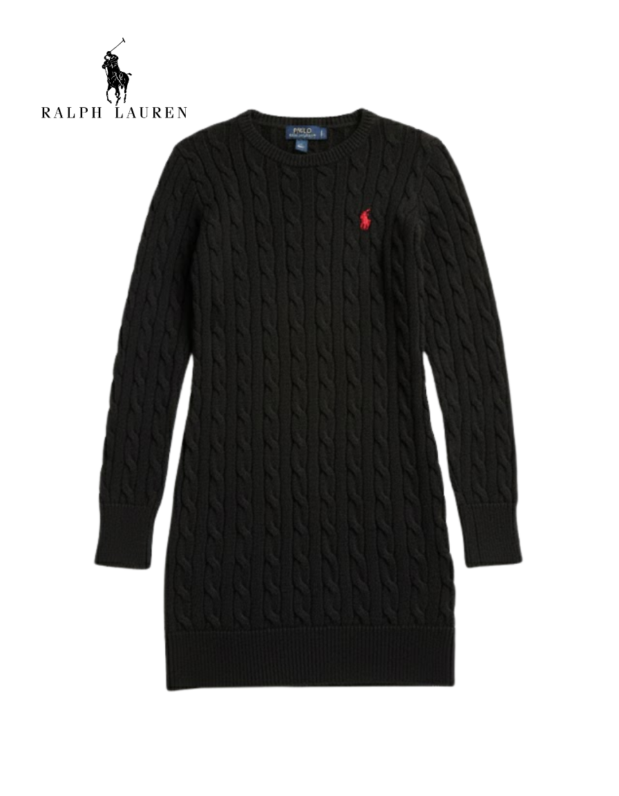 Vestido jersey de punto trenzado para mujer R&amp;L® | Edición limitada